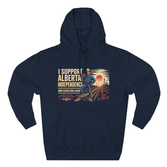 Support Independence Oil Worker Hoodie