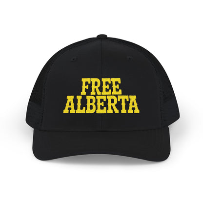 FREE ALBERTA Embroidered Snapback Trucker Cap