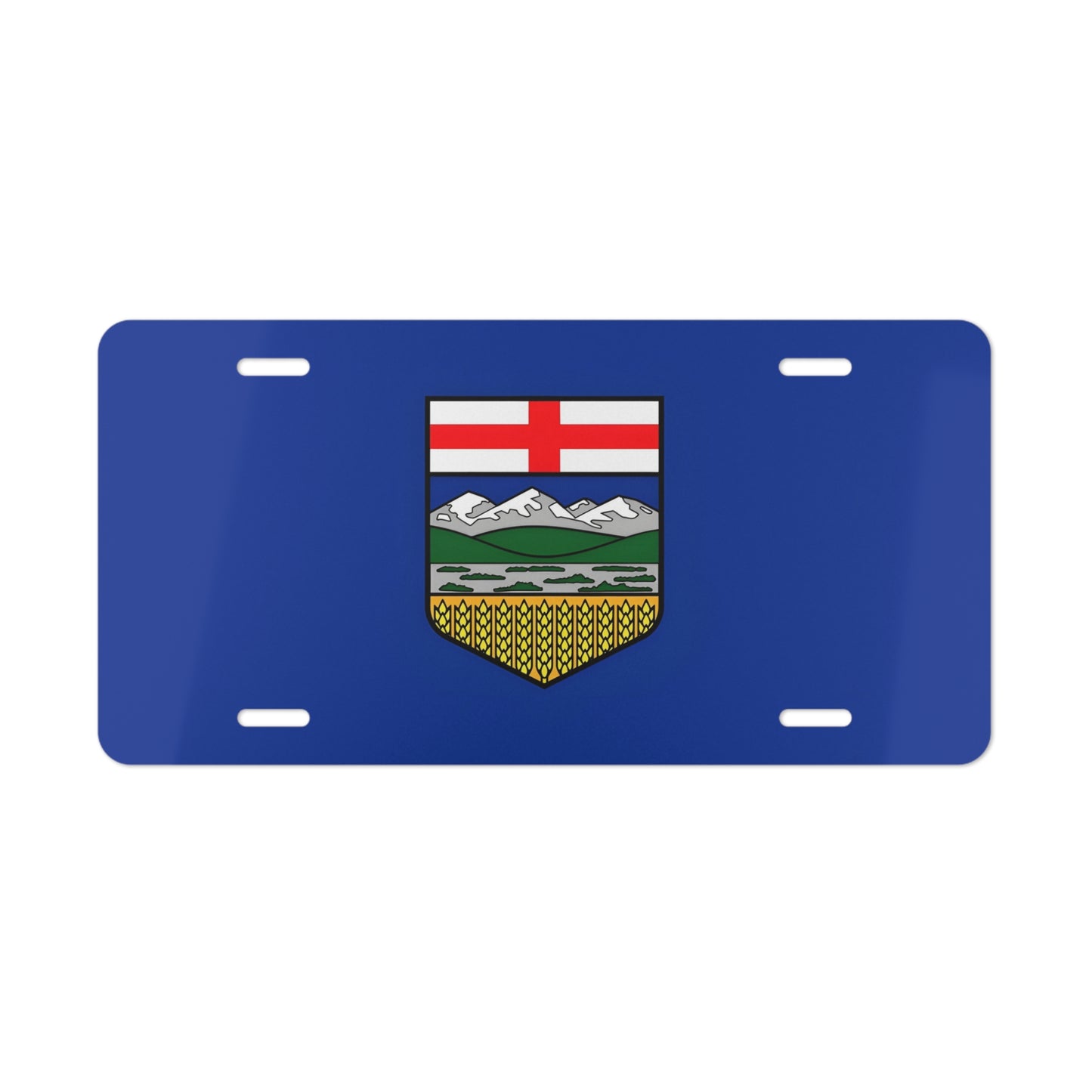 Alberta Flag Vanity Plate