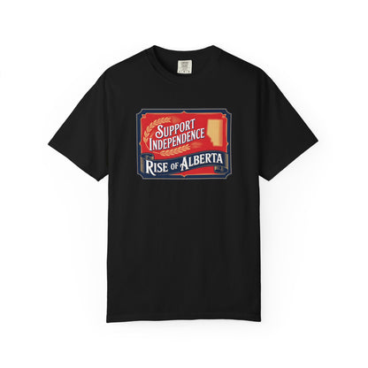 Unisex Independence Support T-Shirt | Vintage Alberta Design