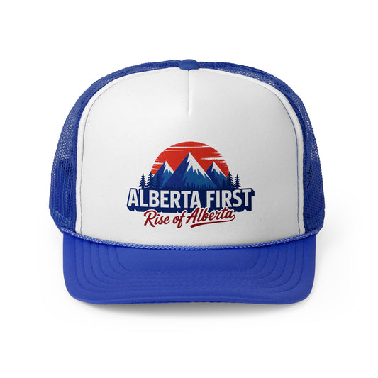 Alberta First Blue Trucker Cap