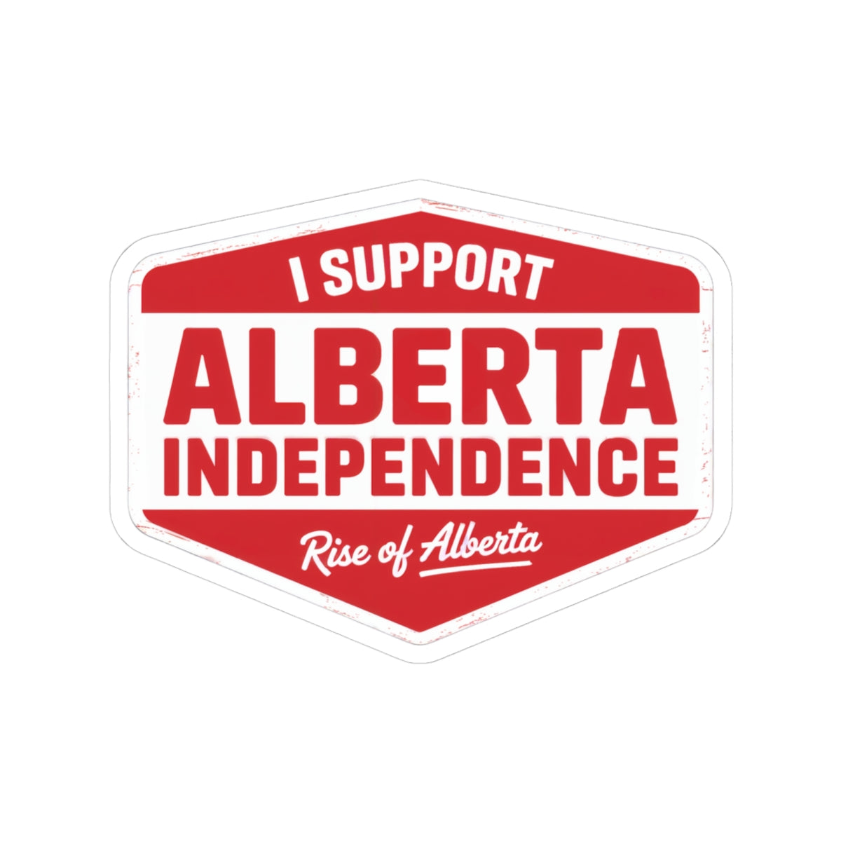 I Support Alberta Independence Kiss-Cut Sticker