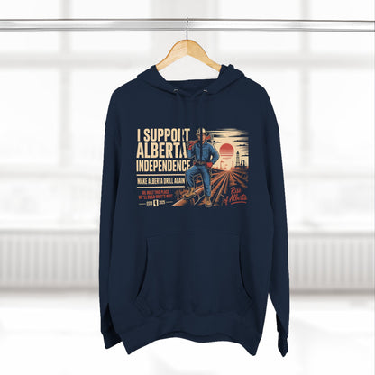 Support Independence Oil Worker Hoodie
