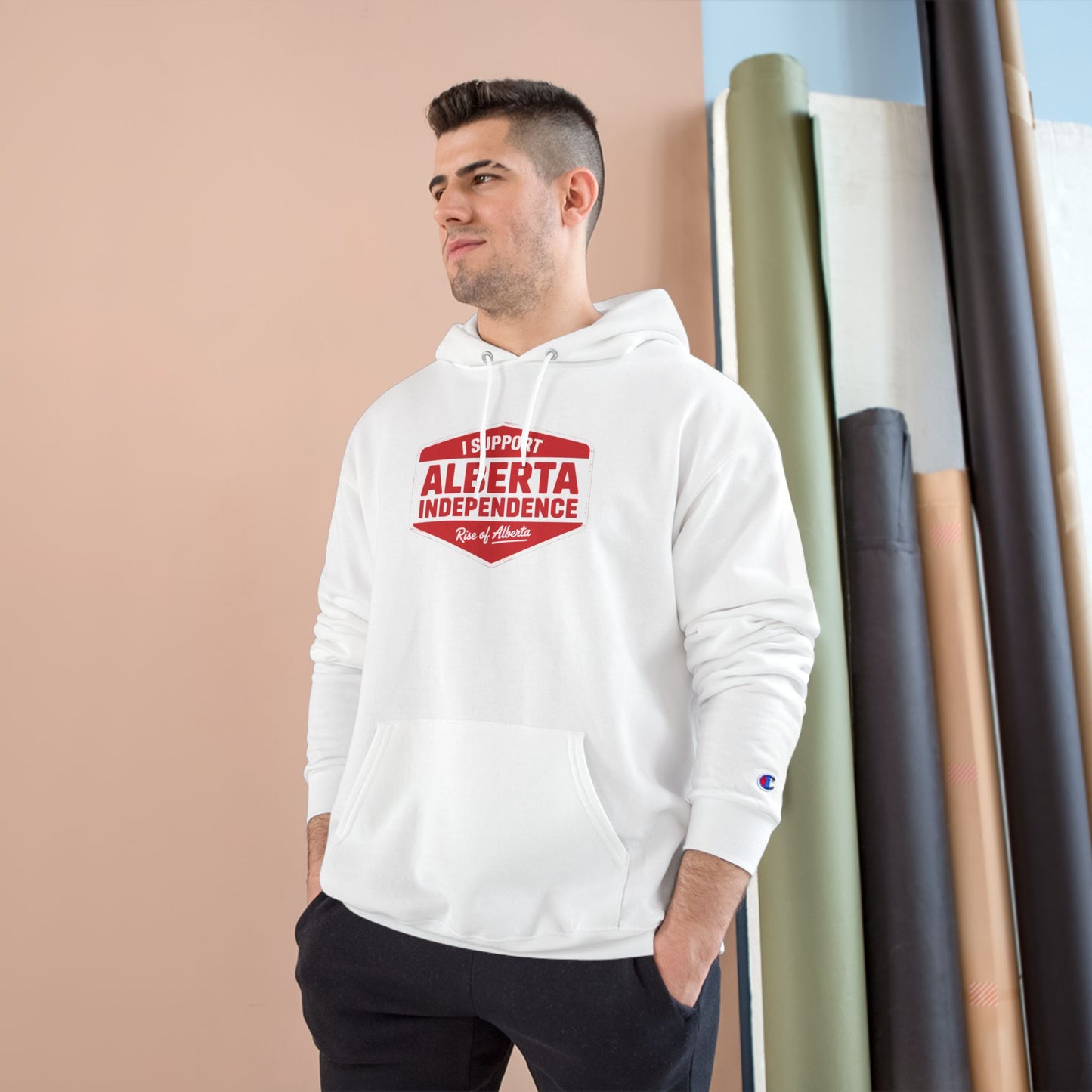 Champion I Support Alberta Independence Hoodie