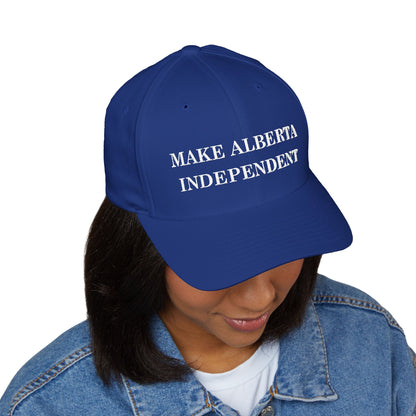 Make Alberta Independent Camo Embroidered Cap