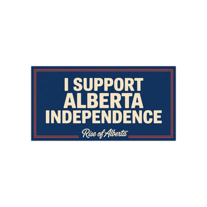 Support Alberta Independence Bumper Sticker