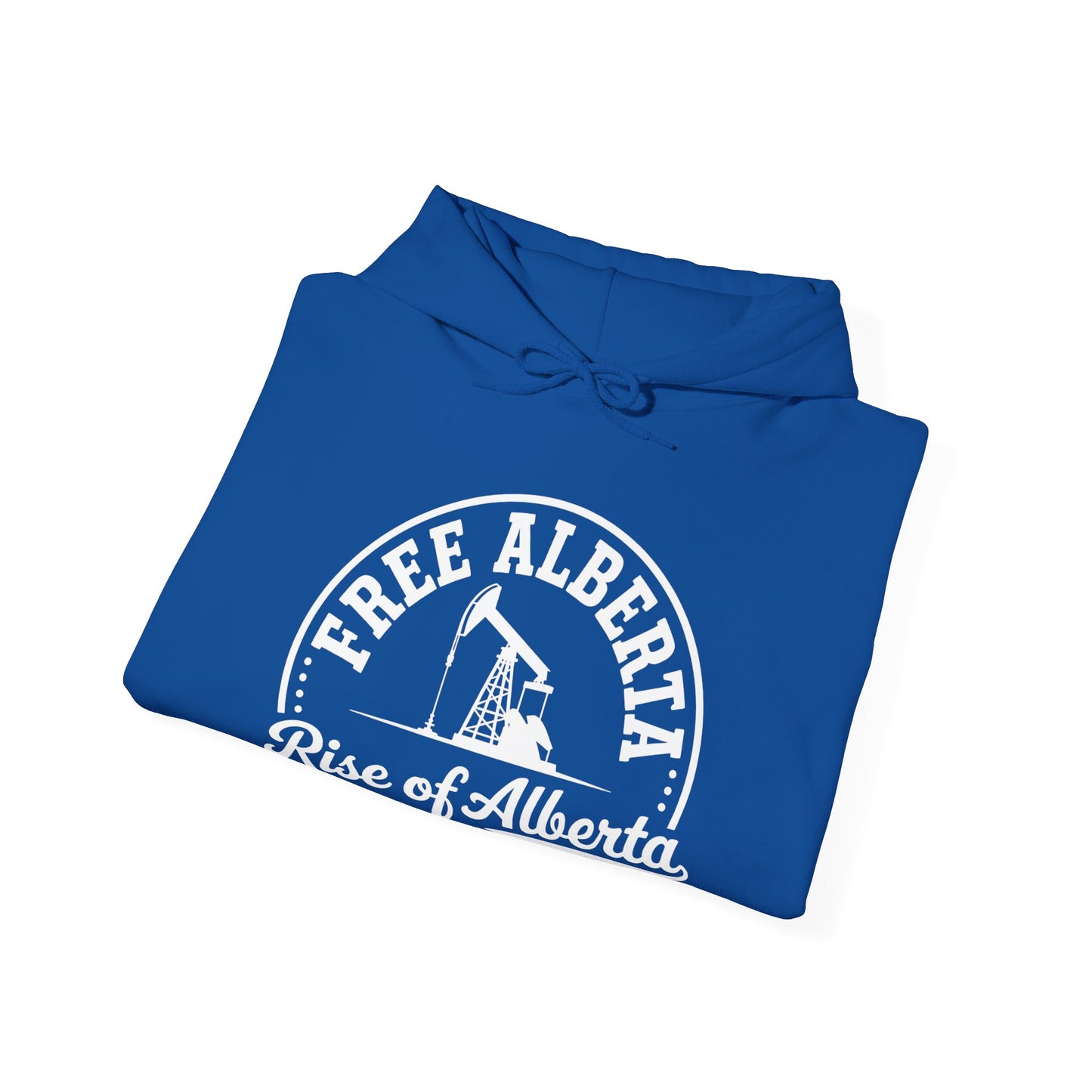 "Free Alberta" Black Rise of Alberta Hoodie