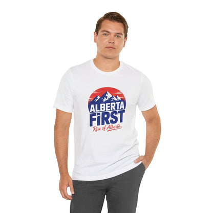 Vintage Style "Alberta First" Rise of Alberta T-Shirt