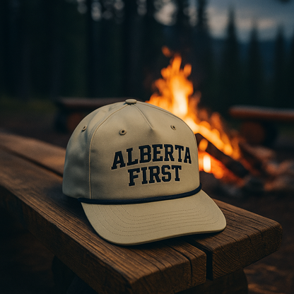 Alberta First Grey Rope Hat