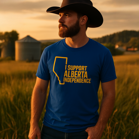 Royal Blue Support Independence T-Shirt (Unisex)