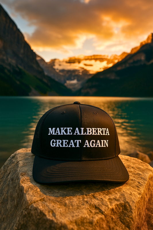 Black Make Alberta Great Again Snapback Trucker Cap