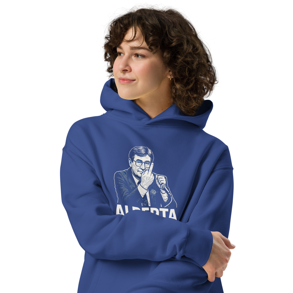 Alberta First "The Gesture" Oversized Premium Hoodie (Unisex)