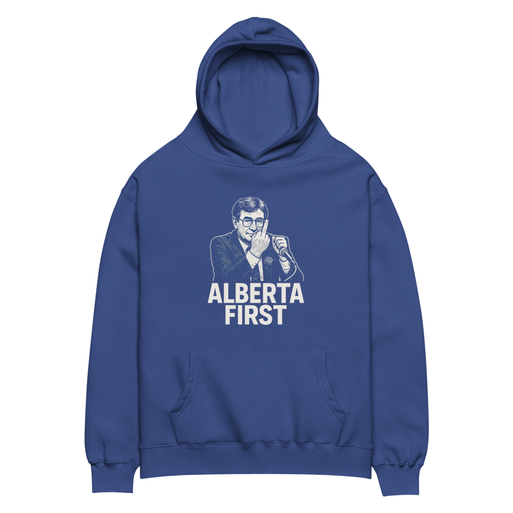 Alberta First "The Gesture" Oversized Premium Hoodie (Unisex)