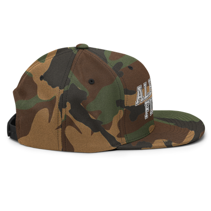 Alberta First Embroidered Snapback Hat
