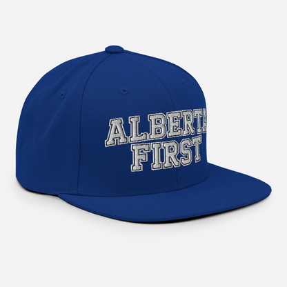 Alberta First Embroidered Snapback Hat