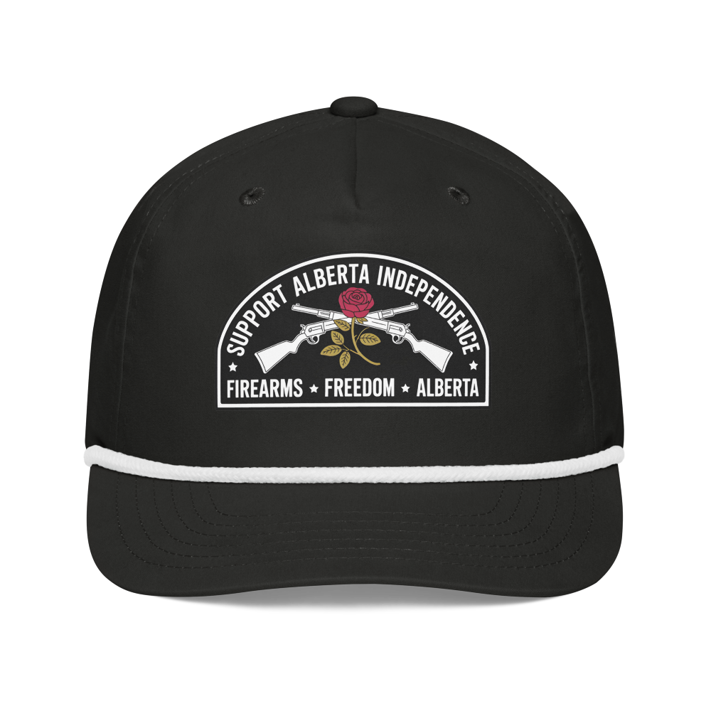 Alberta Freedom Black Rope Hat