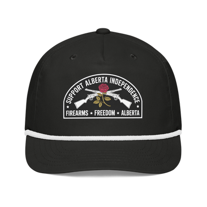 Alberta Freedom Black Rope Hat