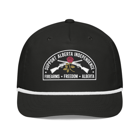 Alberta Freedom Black Rope Hat