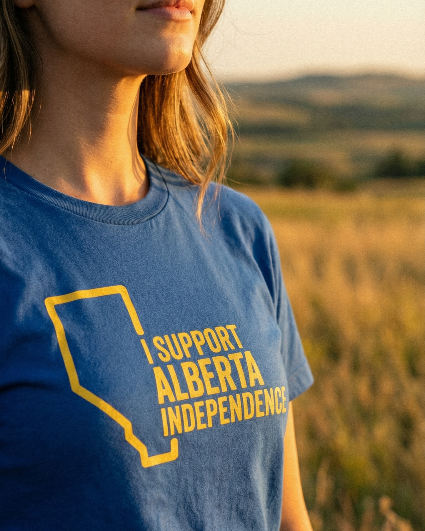 Royal Blue Support Independence T-Shirt (Unisex)