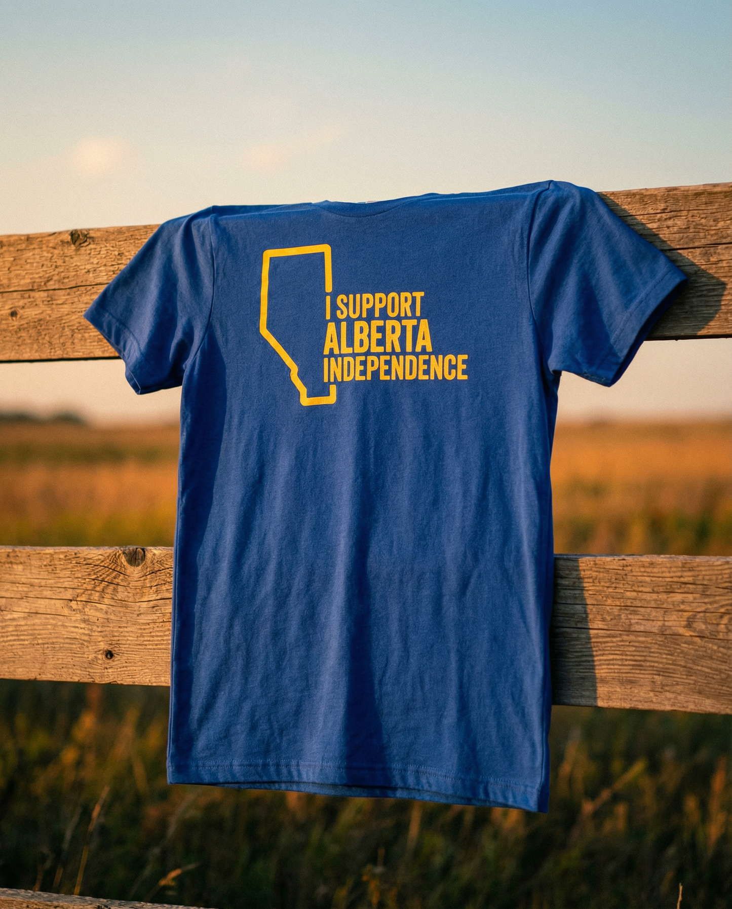 Royal Blue Support Independence T-Shirt (Unisex)