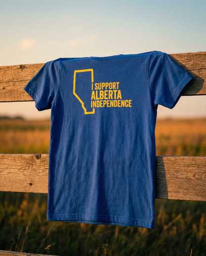 Royal Blue Support Independence T-Shirt (Unisex)