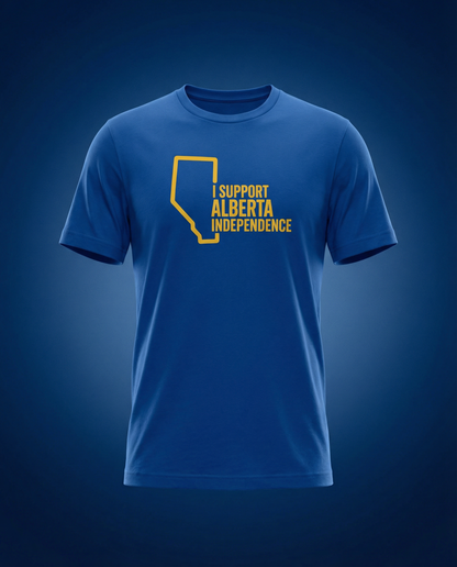 Royal Blue Support Independence T-Shirt (Unisex)