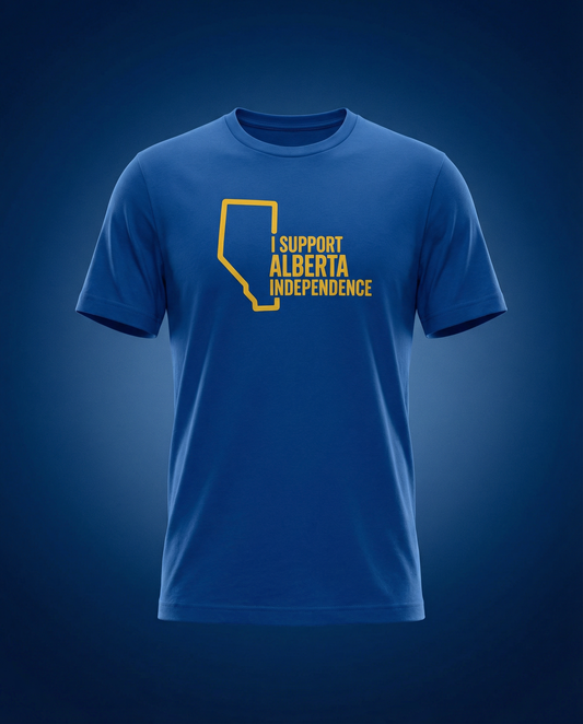 Royal Blue Support Independence T-Shirt (Unisex)