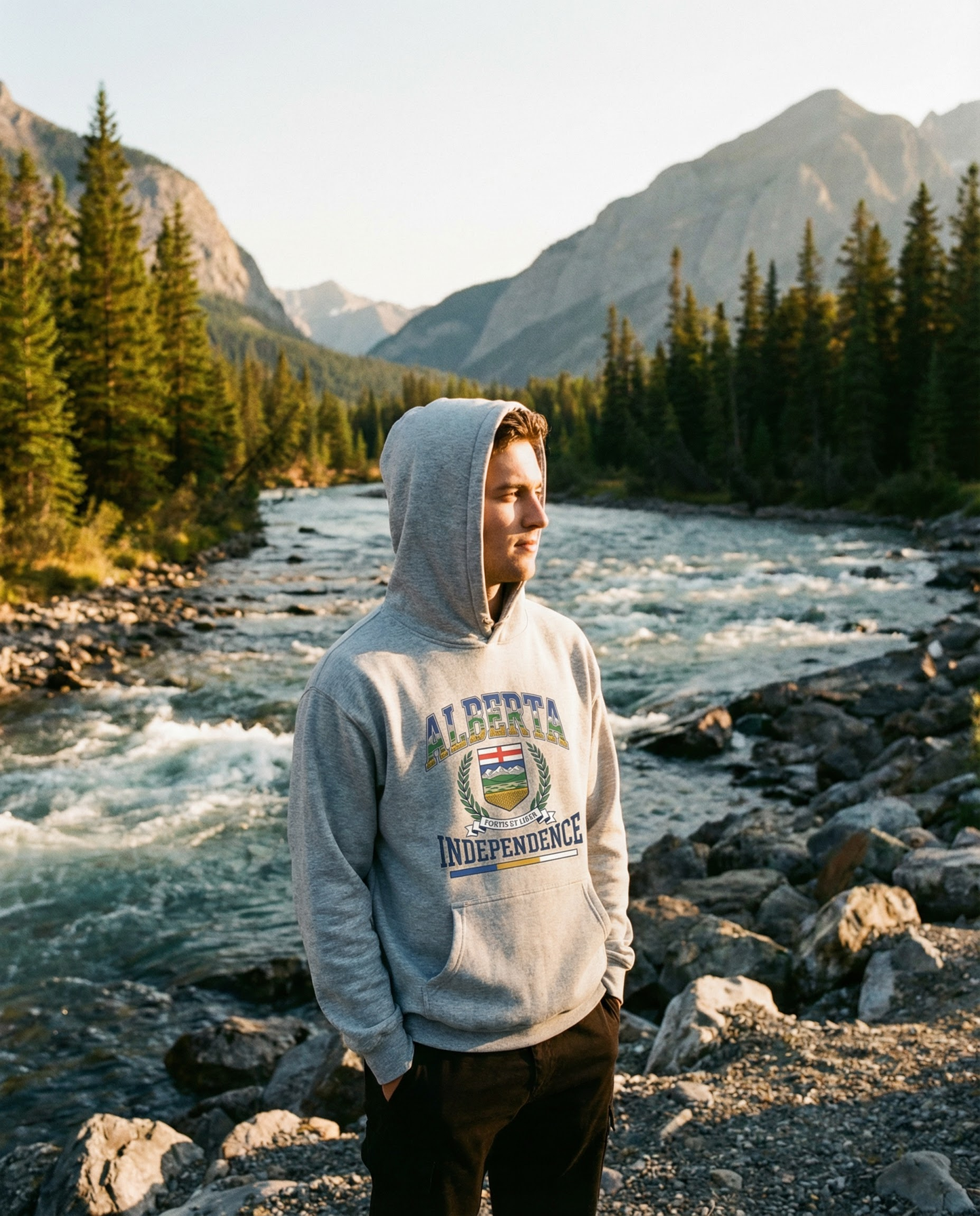 Fortis et Liber Crest Premium Hoodie (Unisex)