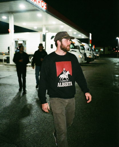 Alberta Midnight Rider Unisex Sweatshirt