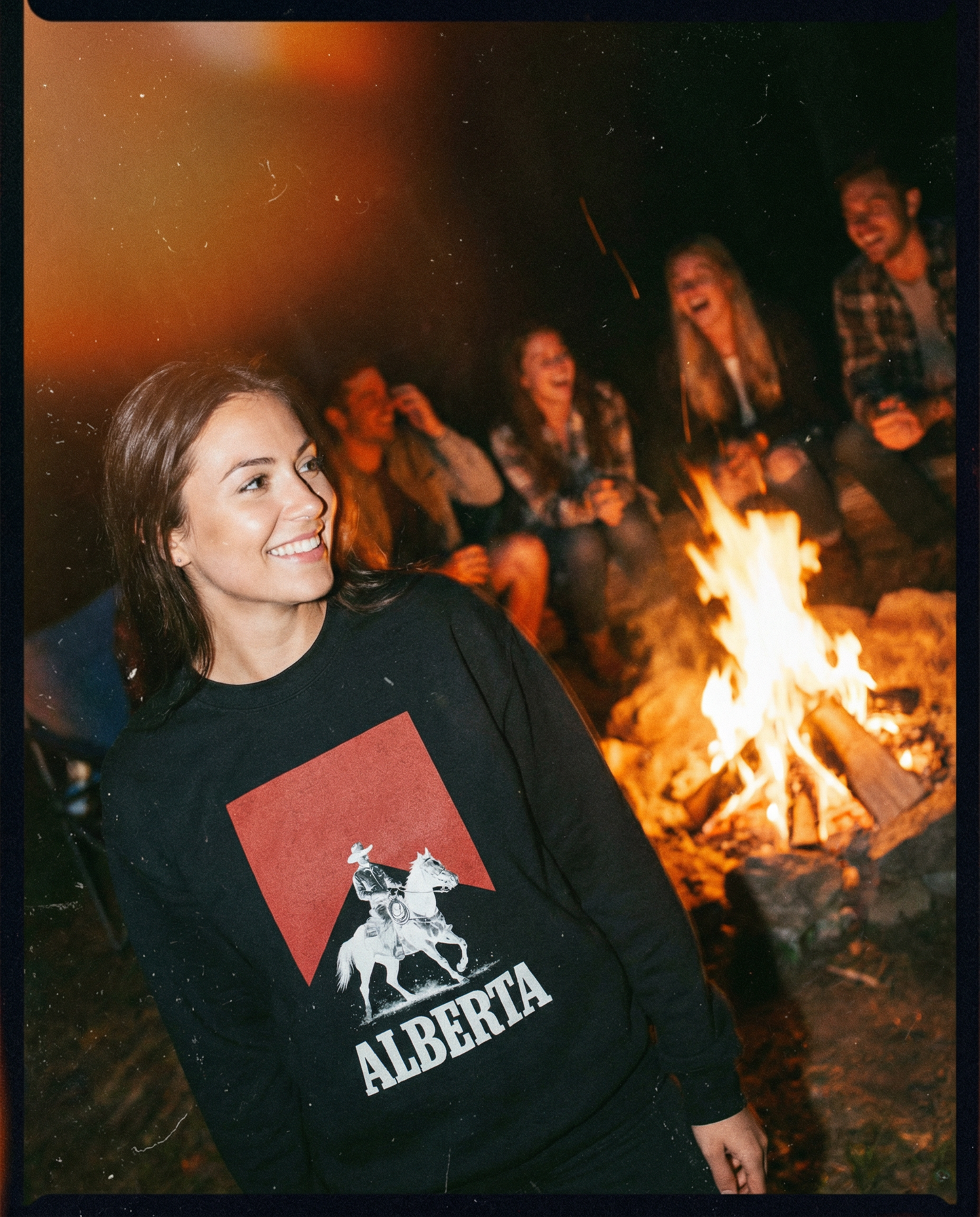 Alberta Midnight Rider Unisex Sweatshirt