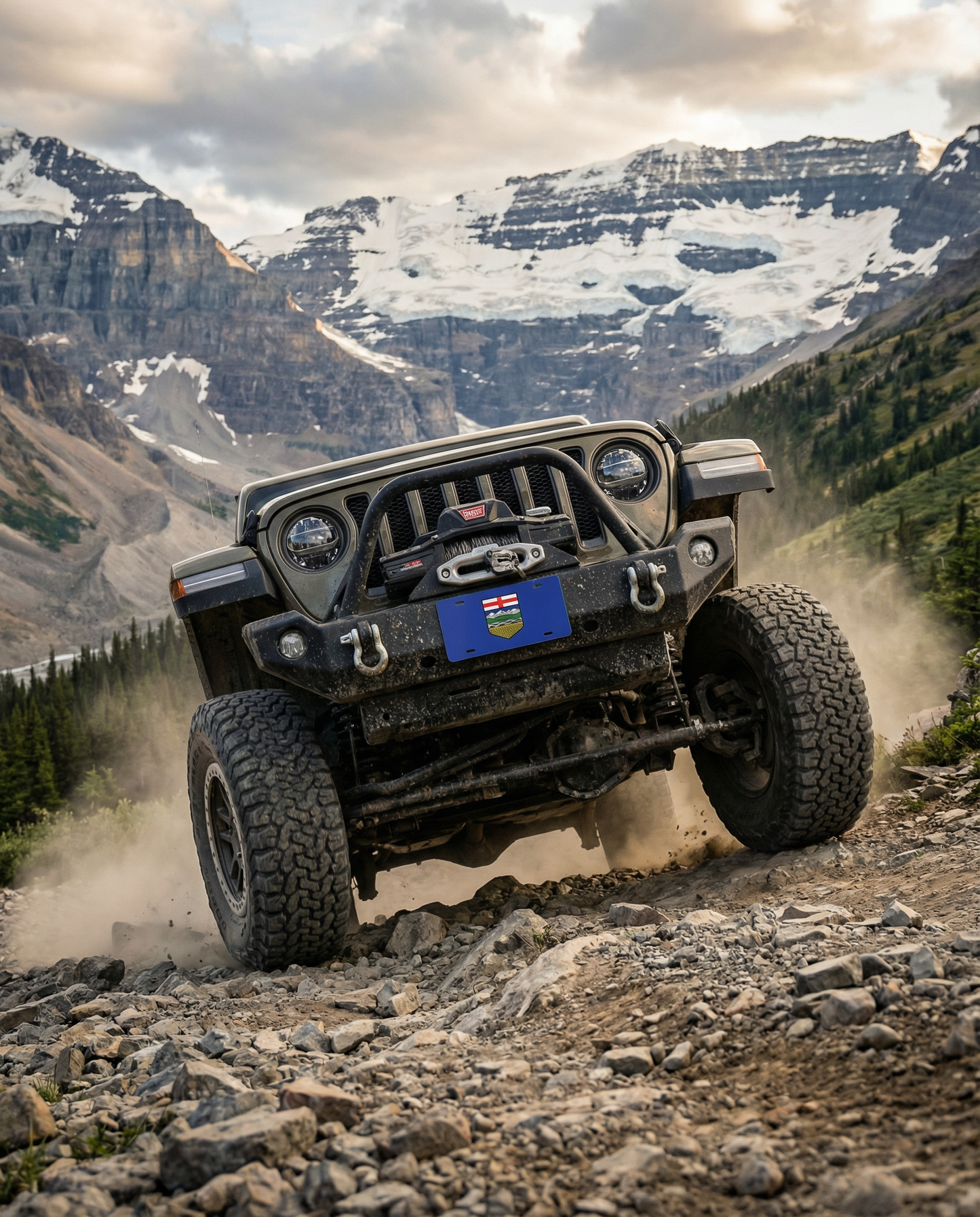 Alberta Flag Vanity Plate