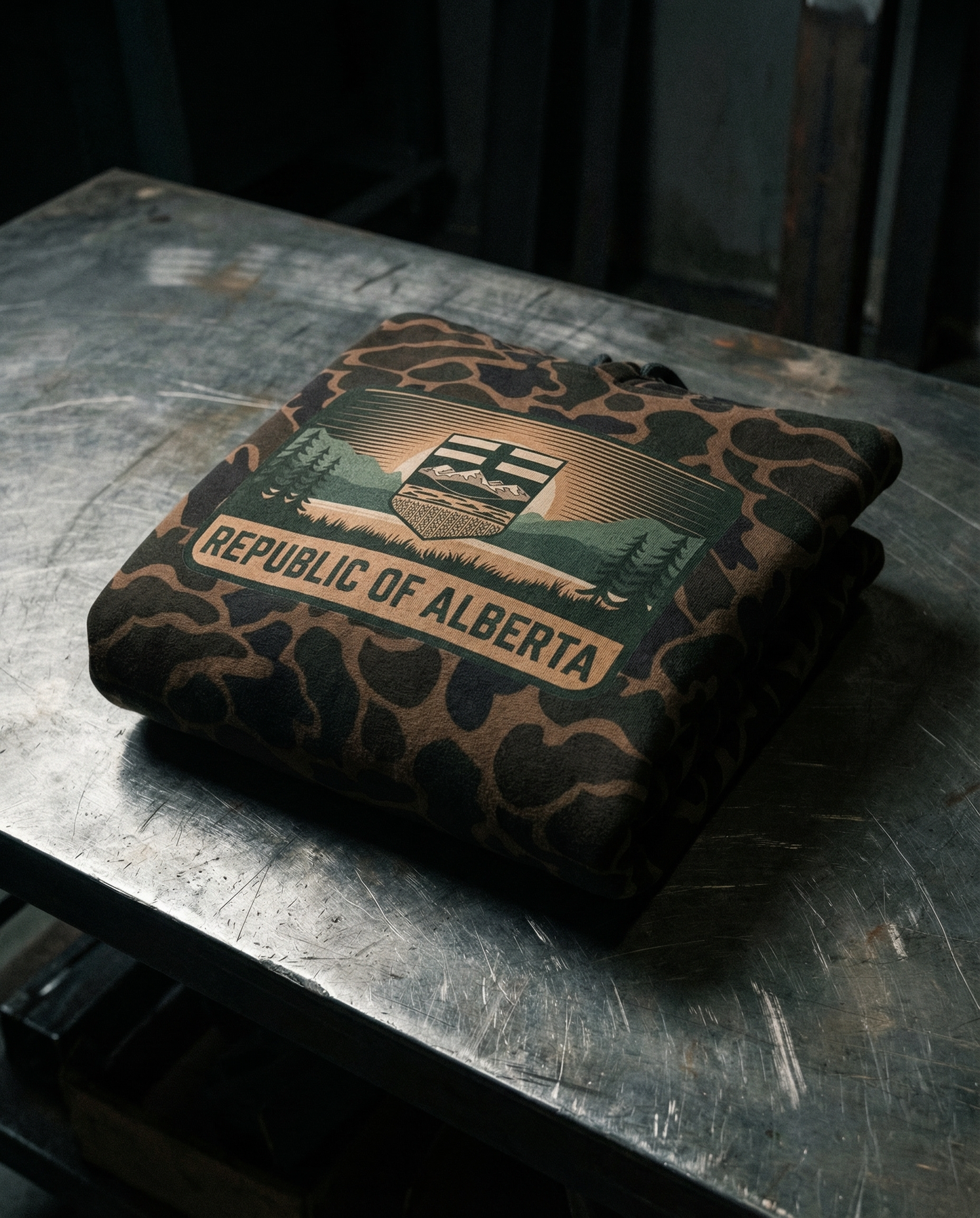 Republic of Alberta Premium Camo Hoodie