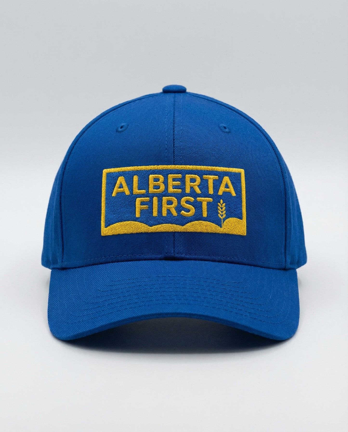 Blue Alberta First Structured Flexfit Cap