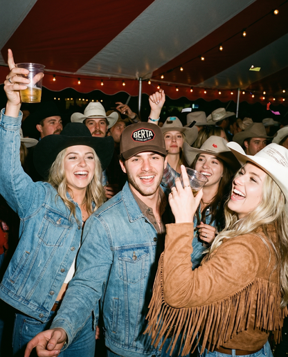 BERTA Strong and Free Embroidered Hat