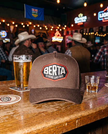 BERTA Strong and Free Embroidered Hat