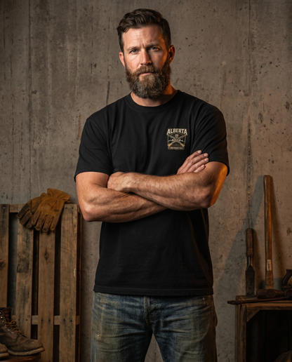 The Alberta Independent Retro Rifle Tee