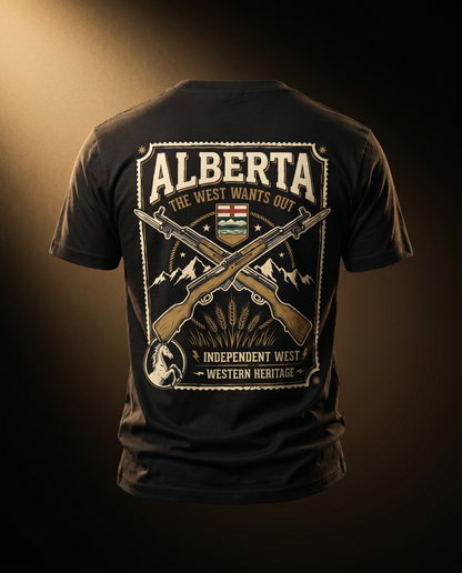 The Alberta Independent Retro Rifle Tee