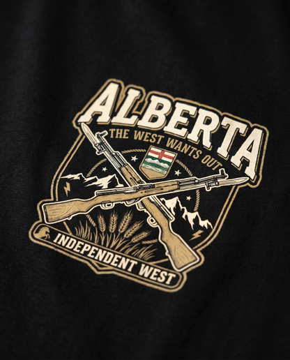 The Alberta Independent Retro Rifle Tee