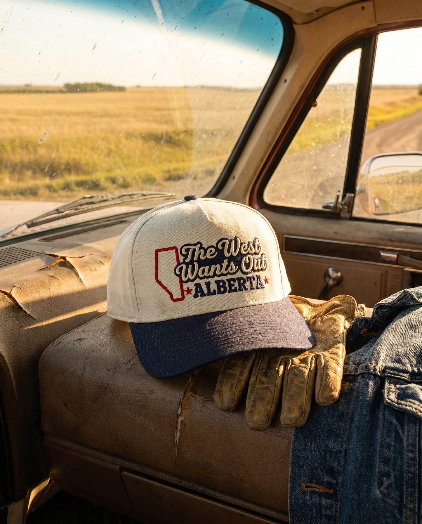The West Wants Out Two-Tone Trucker Hat