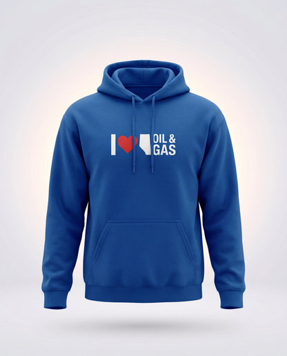 I  ❤️ Alberta Oil & Gas Hoodie