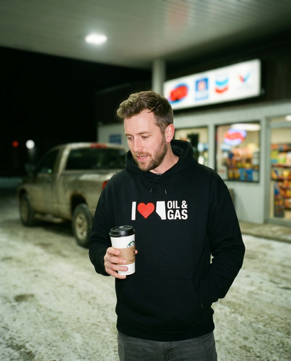 I  ❤️ Alberta Oil & Gas Hoodie