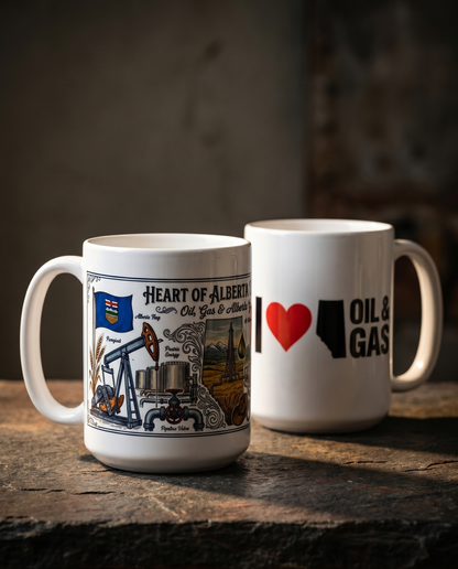 Alberta Oil & Gas Mug Set | 2-Pack