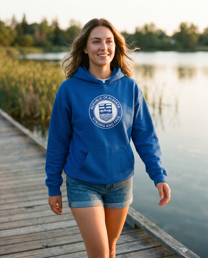 Alberta Republic Crest Lightweight Hoodie