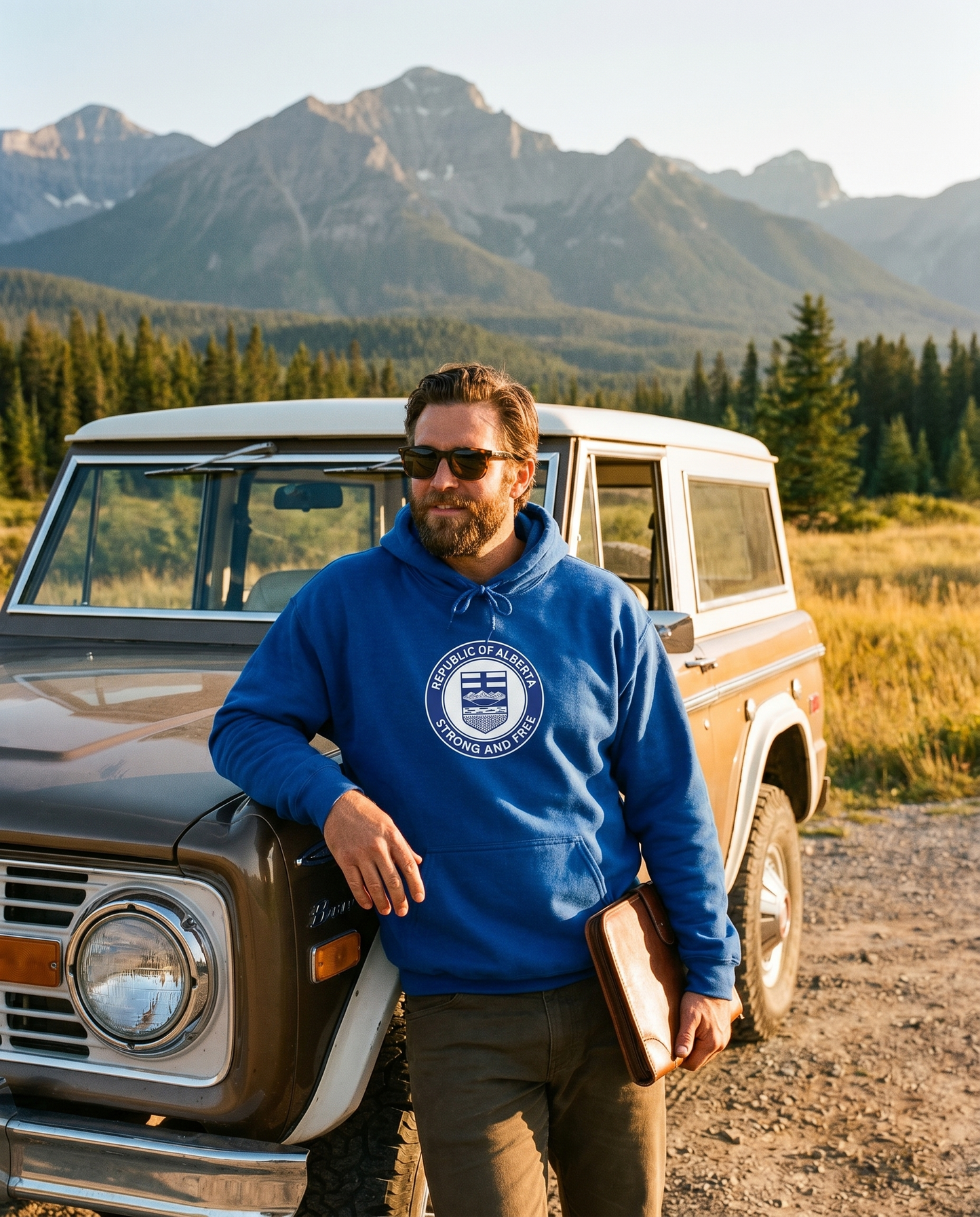 Alberta Republic Crest Lightweight Hoodie