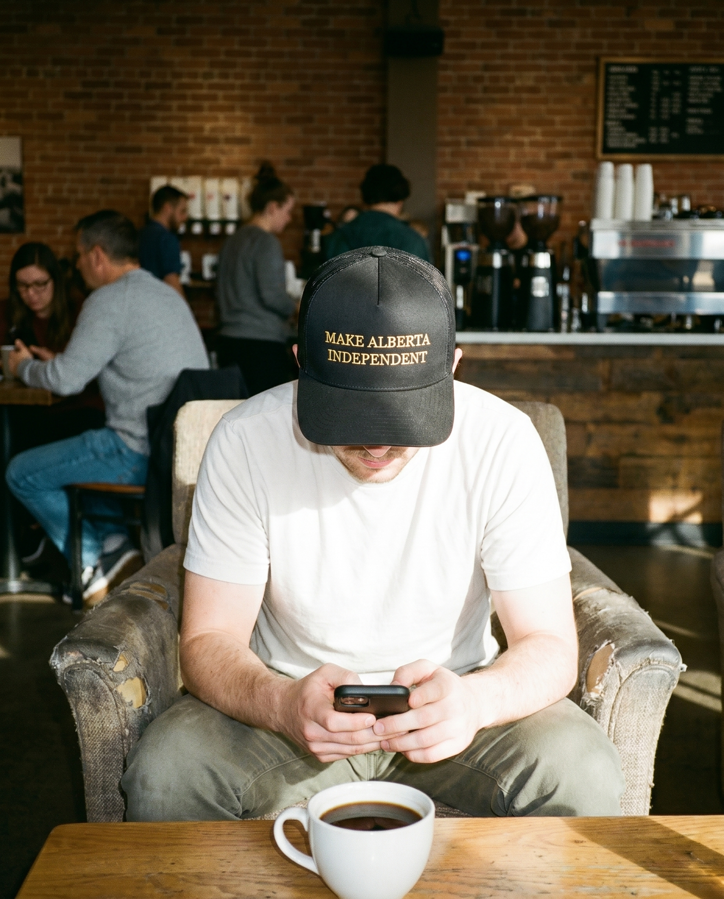 Make Alberta Independent Hat — Black Gold Edition
