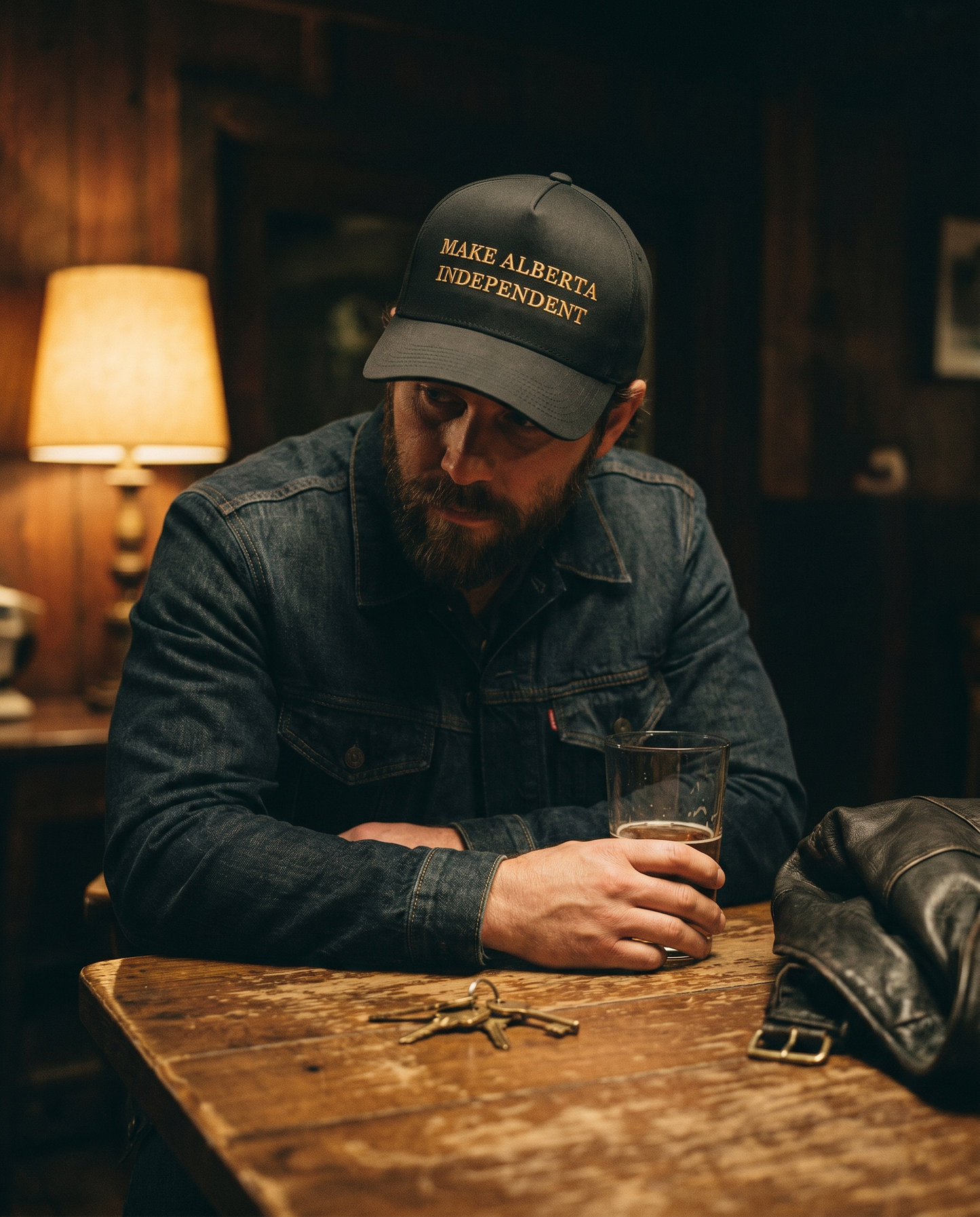Make Alberta Independent Hat — Black Gold Edition