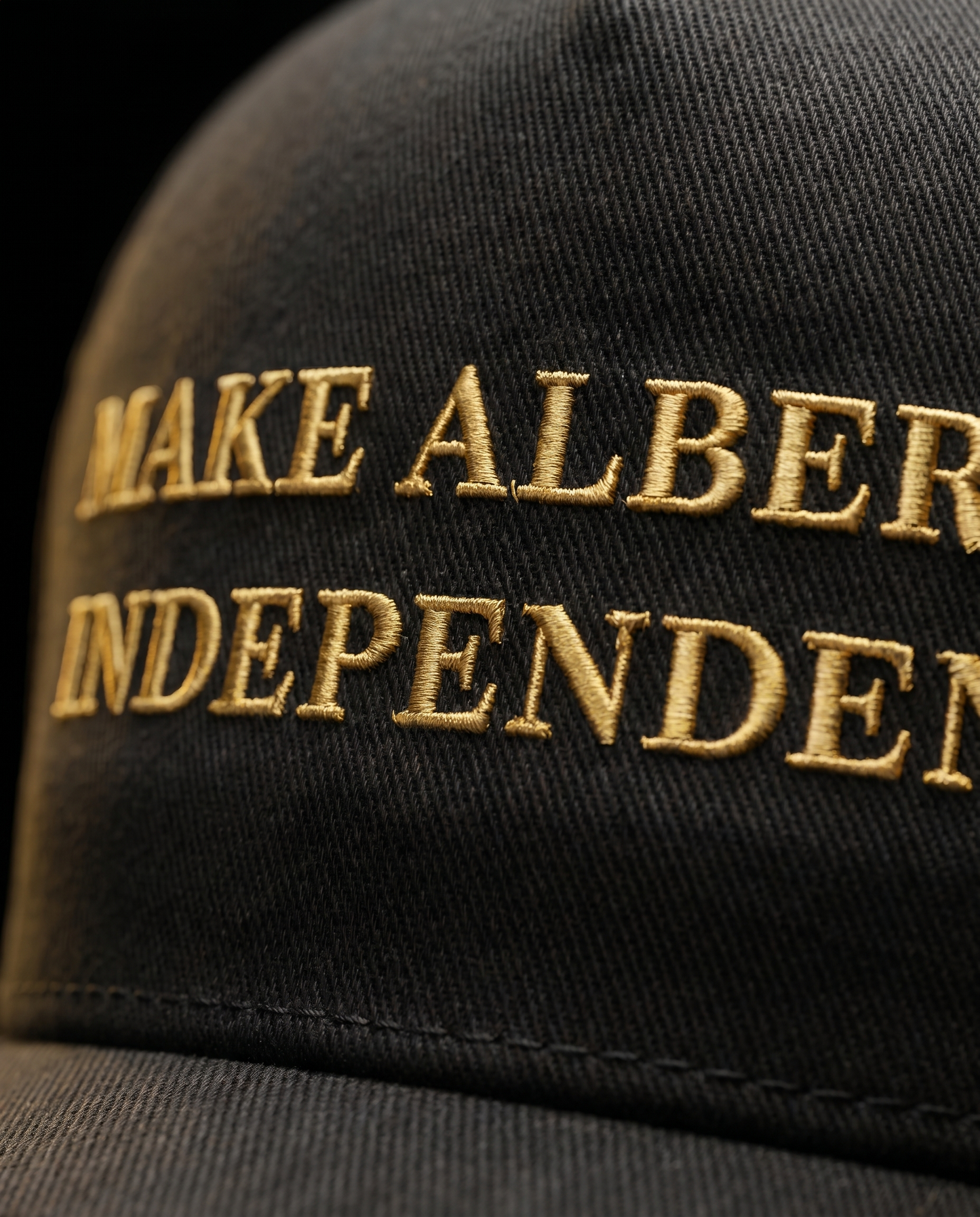 Make Alberta Independent Hat — Black Gold Edition
