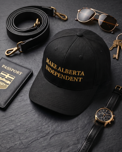 Make Alberta Independent Hat — Black Gold Edition