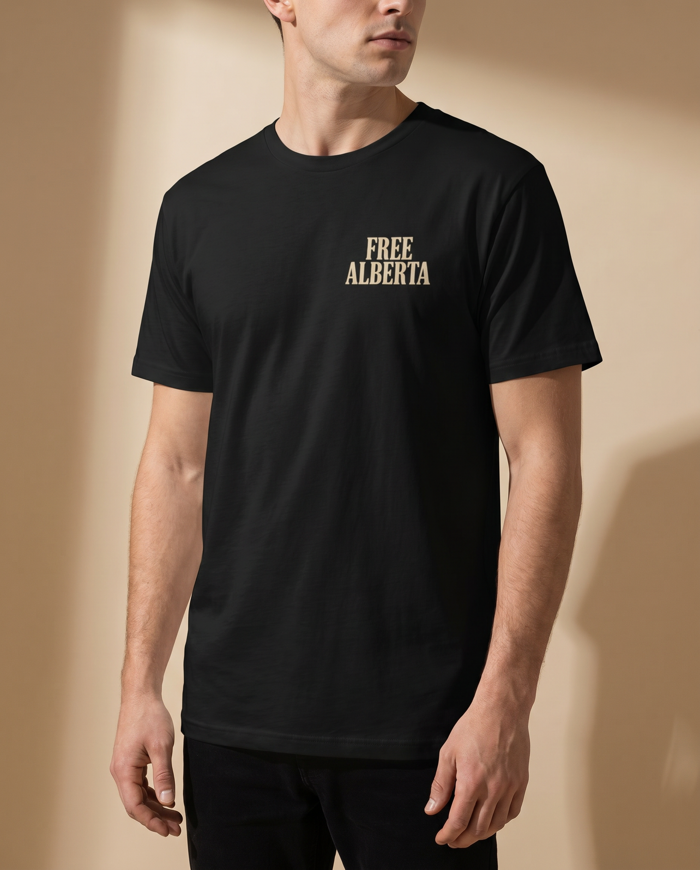 Free Albertan Cowboy Unisex Premium T-Shirt