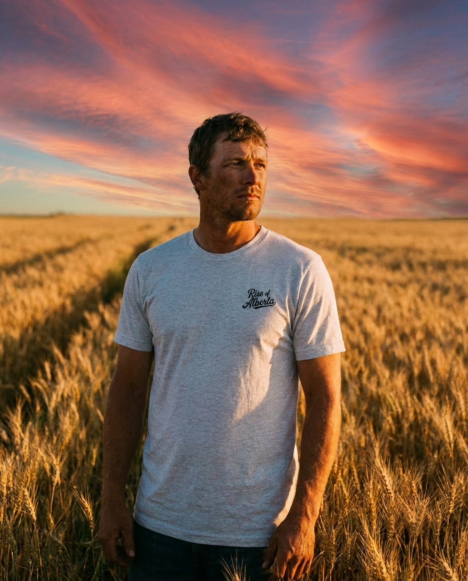 Alberta First Cowboy Rise Of Alberta T-Shirt
